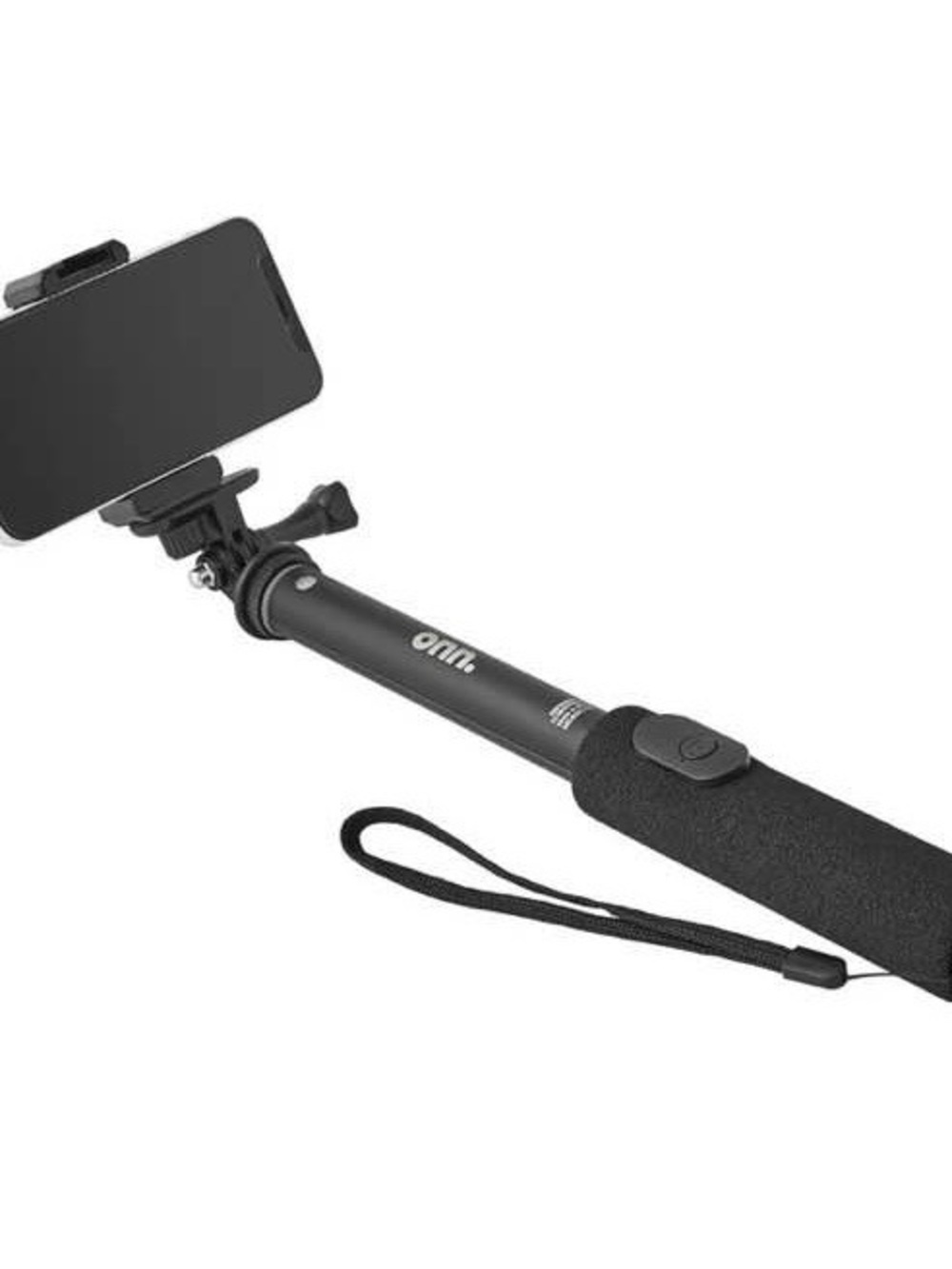 NEW 12.75-40" Wireless Selfie Stick w/ Smartphone Cradle, GoPro Mount, Bluetooth
